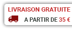 Livraison gratuite à partir de 35 €